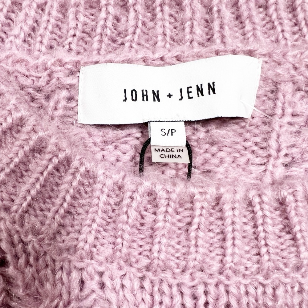 John + Jenn Womens Chunky Knit English Rose Cable Knit Pull Over Sweater Size S - Picture 6 of 10